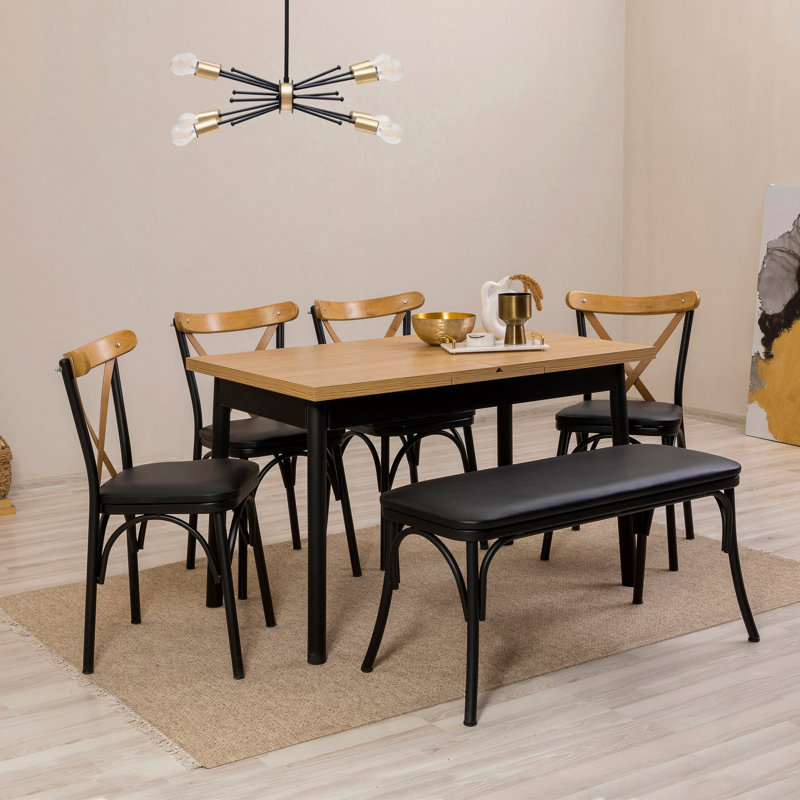 Gattilier Rectangular Restaurant Dining Set