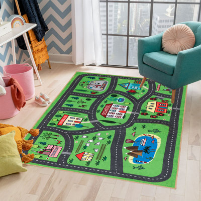 Rectangle Polyester Rug
