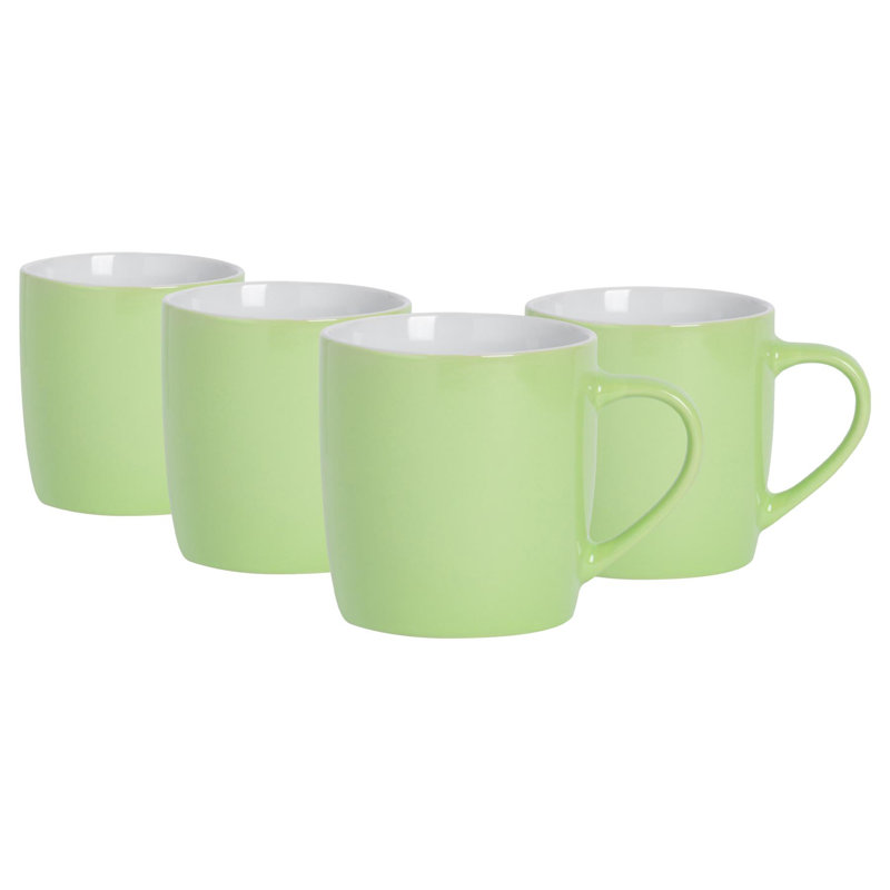 Argon Tableware - Coloured Coffee Mugs, Green