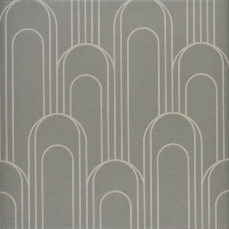 Epoque Oval Taupe/Gray 8x8