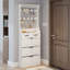 Armoire à chaussures 3 portes avec 2 tiroirs et un support-183492435