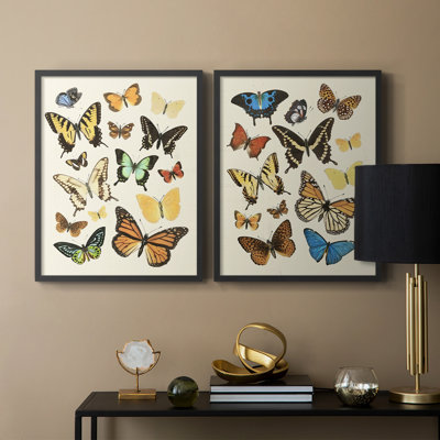 Collected Flutter I-Premium Framed Print -Ready to Hang - No Nails Required - No Nails Required