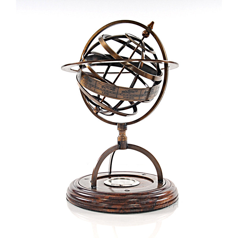 Sculpture armillary laiton Stalybridge