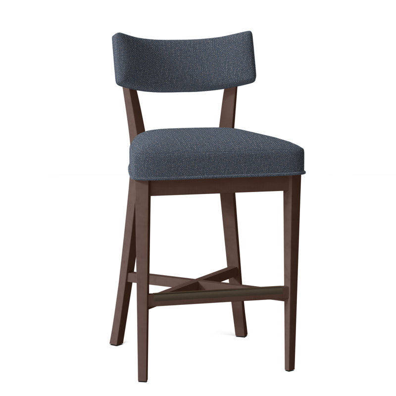 Tabouret de bar 29,5 po Juliet, Tabac, Perigold Page bleu marine, Tabouret de comptoir (siège d'une hauteur de 25,5