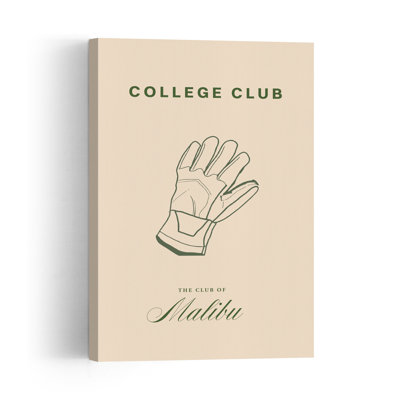 Glove Of Malibu Classic Elegant Minimalist Architecture Wall Art Print by Treechild - Print