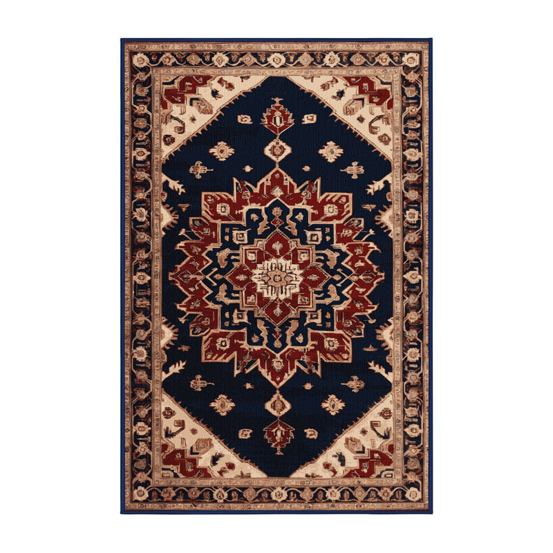 Tapis mauve lavable à la machine, Rectangle 7 pi x 9 pi