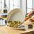 Farberware Forged Induction Ceramic Nonstick Frying Pan, 12.25-Inch, Taupe