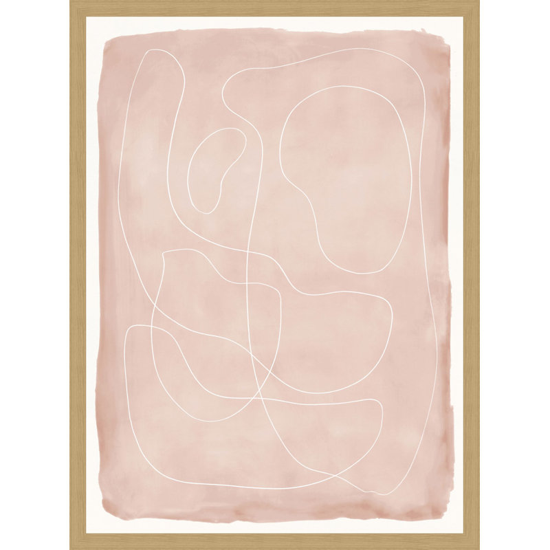 Scattered Thoughts 2 Wall Art & Signage by Thom Filicia, Blush/White