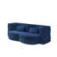 Canapé-lit moderne de 78,7 po avec 2 coussins pour le salon à petit pas, canapé-lit convertible en tissu rembourré de mousse, matelas pliant, aucun assemblage requis-1241303153