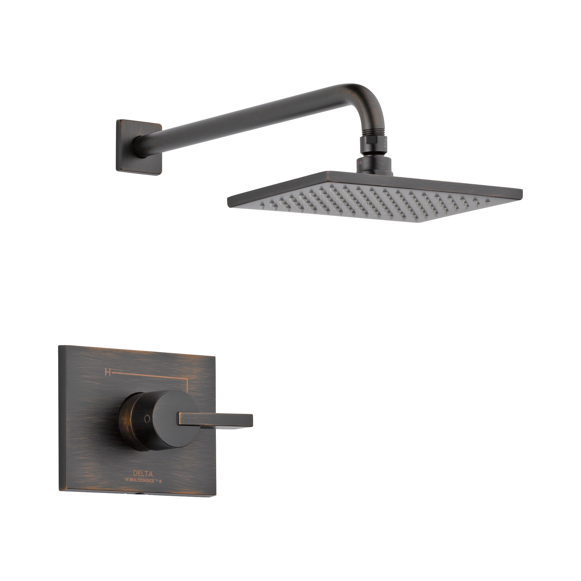 Vero Shower Faucet, Rubbed Bronze