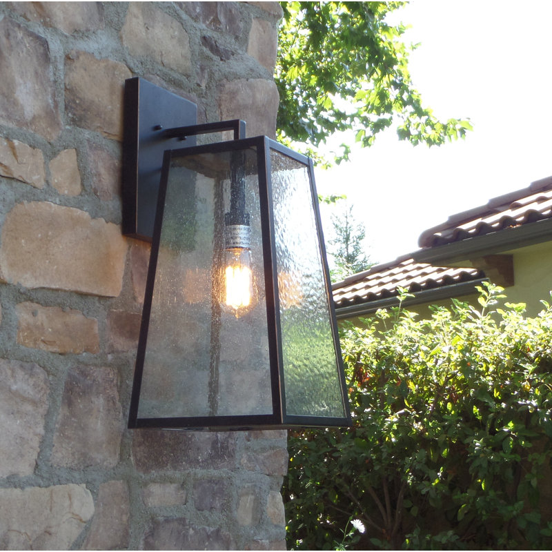 Devaney Wall Light, 19.75" H x 9" W x 10.25" D, Imperial Black Finish