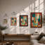 Colour Balance Mid-Century - Framed Print-2104533608-2104533610