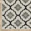 Tapis intérieur / extérieur géométrique / floral beige / noir Inessa-2011722042