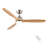 52 In.Intergrated Led Ceiling Fan Lighting With Remote Control