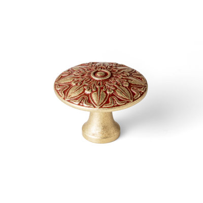 Poignée champignon 1 1/3 po de style rétro médiéval