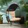 Outdoor Standing Basket Patio Chair with Cushions