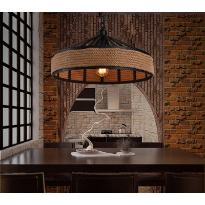 1 - Light Black Dome Pendant