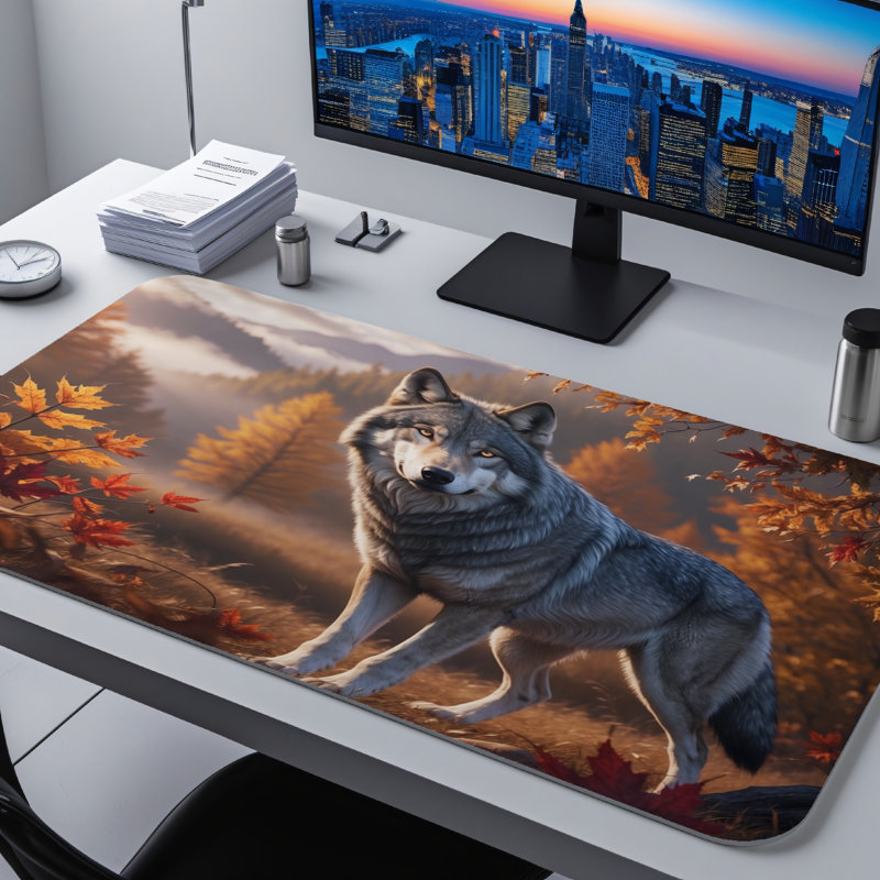 Polyester Desk Pad, 23.6x13.8