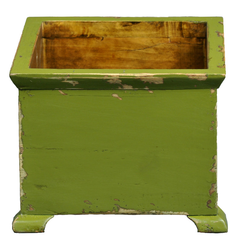 Boîte à fleurs en bois Français lantilly, Vert