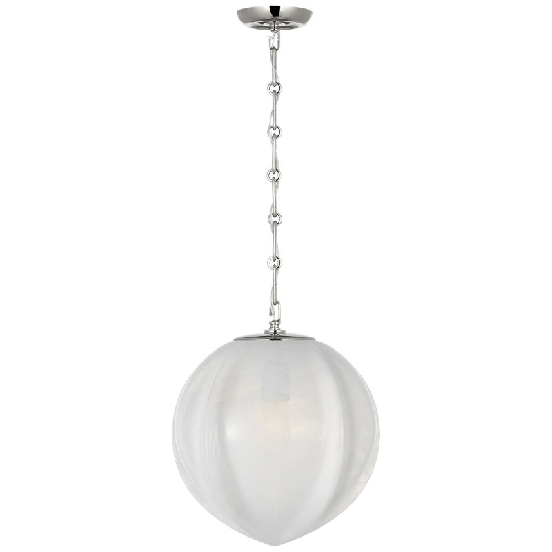 Aerin 1 - Light Pendant, 15.5" H x 13" W x 13" D, Polished Nickel