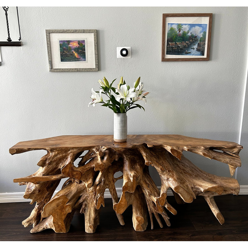 Eiker Solid Wood Console Table, 31'' H x 60'' W x 16'' D