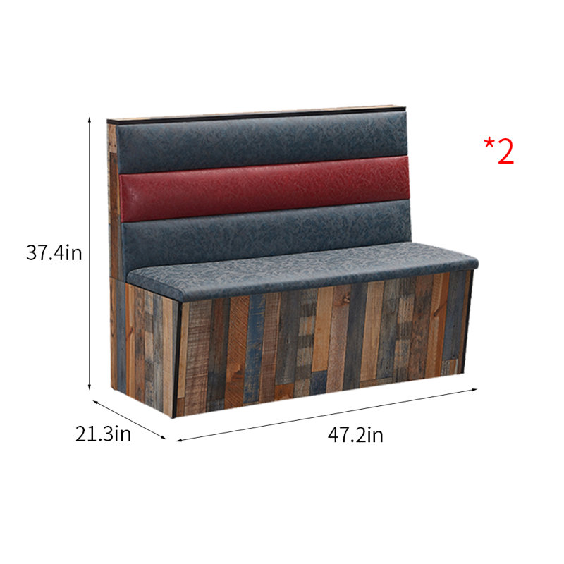 Banc rembourré en similicuir