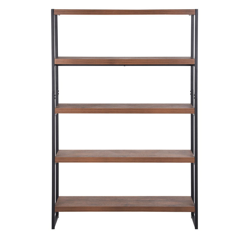 Clauson 155cm H x 100cm W Steel Etagere Bookcase