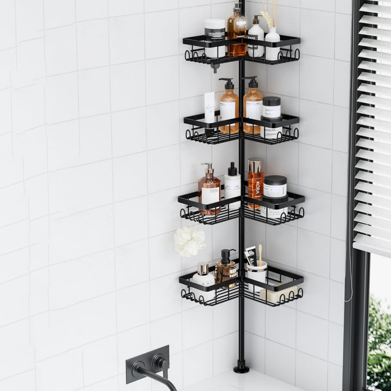 Tension Stainless Steel Shower Shelf