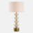 Everly Quinn Hickmon Travertine Table Lamp