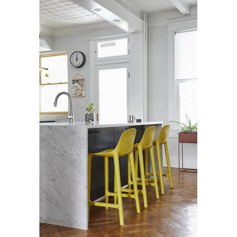 Broom Stool, Bar Stool (30" Seat Height), Sage Green