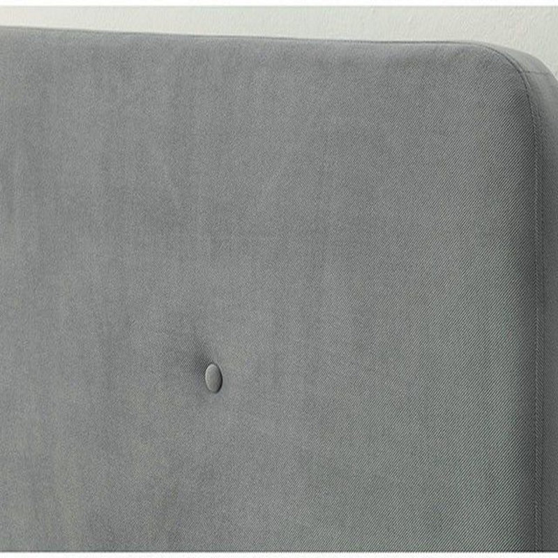 Lit tapissier Bayaud, Gris, Grand