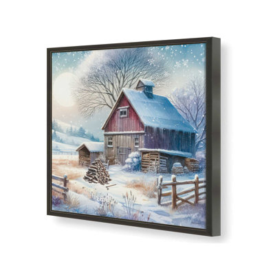 «Moonlight Night on the Farm» par Nicole DeCamp, reproduction d'art