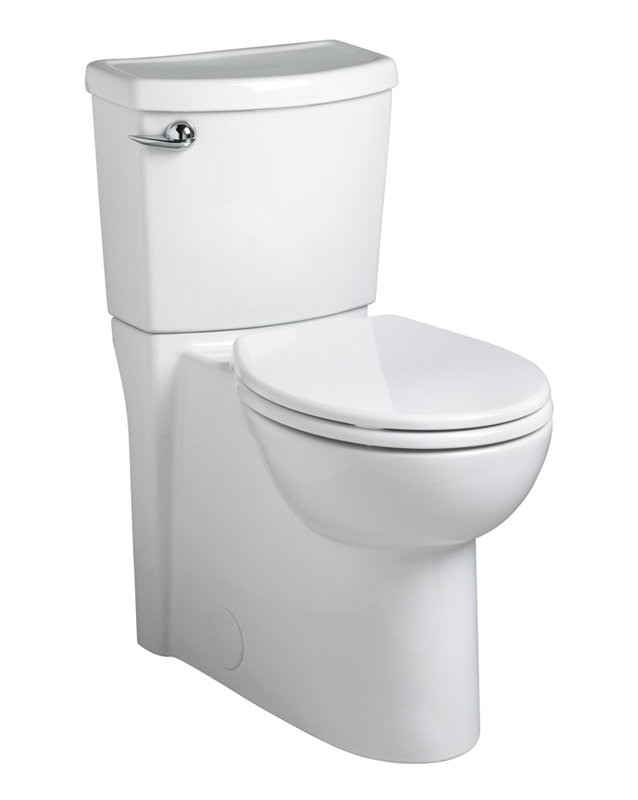Toilette à devant arrondi avec siège et siège à hauteur arrondie American Standard Cadet 3