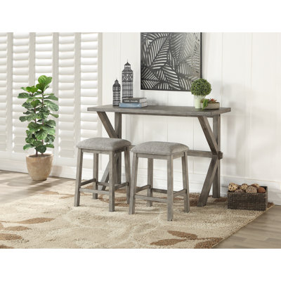 Aamari 2 - Person Trestle Dining Set