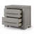 Modern Gray Finish Nightstand