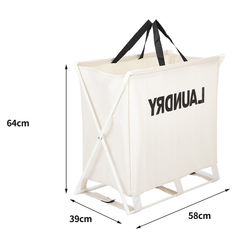 Fabric Laundry Sorter, Beige