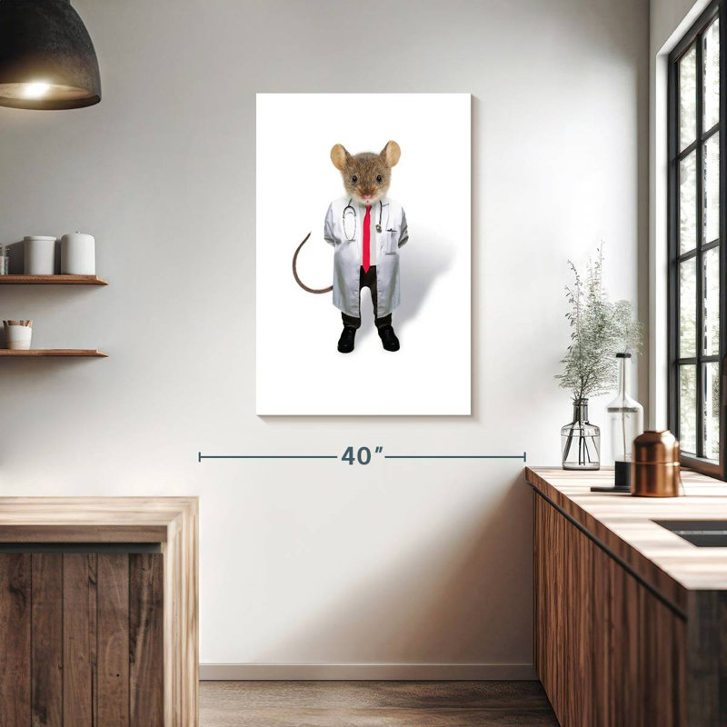 Mouse Doctor, 39" H x 26" W