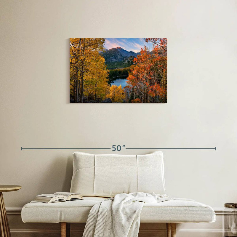 Bear Lake en automne, H 20 po x l 30 po