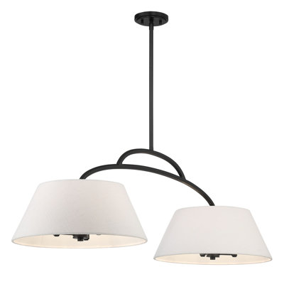 Luminaire suspendu charbon 6 lumières Lyutcho
