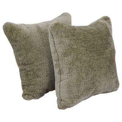 Coussins en fourrure de polyester 17 pouces