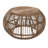 Curry Rattan Drum Coffee Table