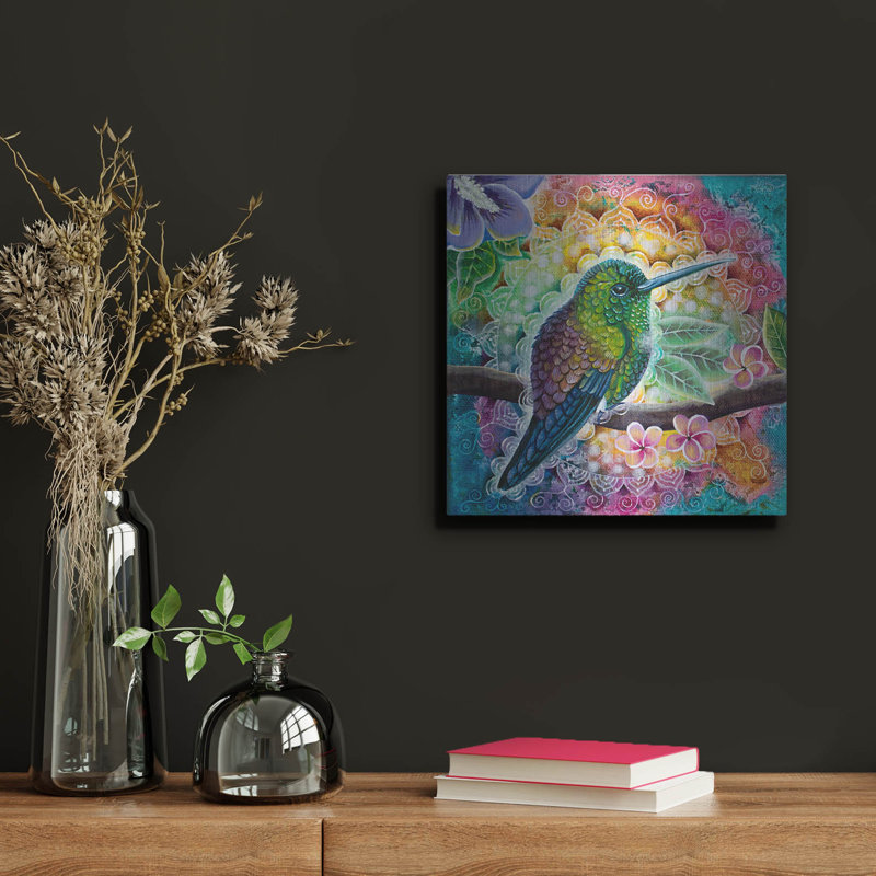  «Colours of Joy» par Verena Wild, art mural en métal, 12 po x 12 po, H 12 po x l 12 po