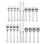 Pearl Platinum 20 Piece 18/10 Stainless Steel Flatware Set, Service for 4