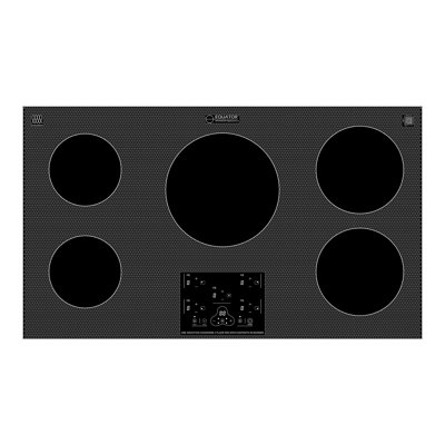 Plaque de cuisson à induction à 5 brûleurs 36 po Equator Power Boost Keep Warm 240V / 9600W