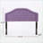 Queen &amp; Full Size Upholstered Headboard – Camelback Silhouette, Button Tufting, Nailhead Accents &amp; Adjustable Legs