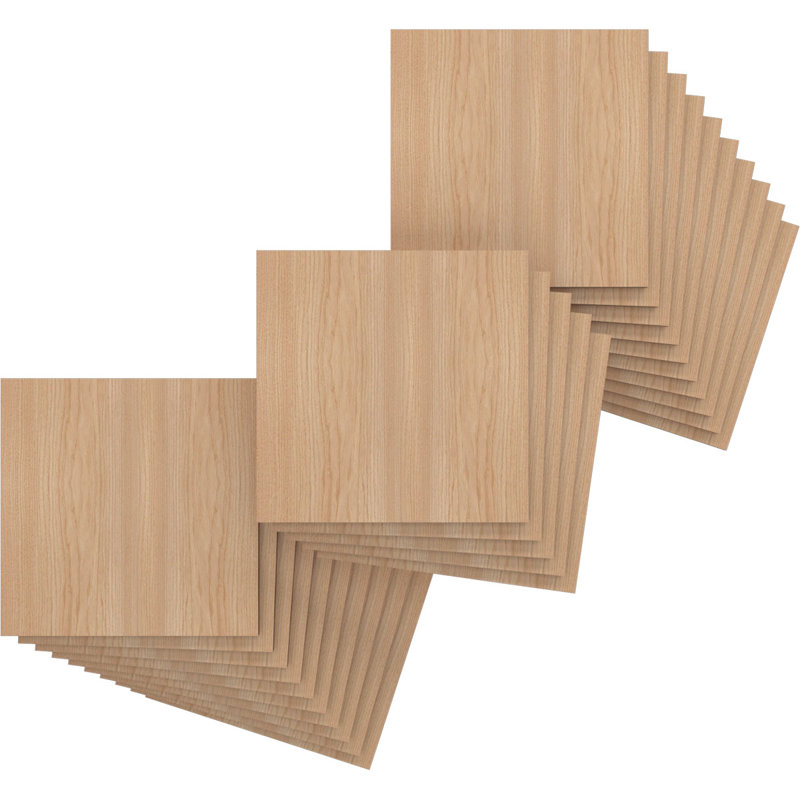 Planches en bois, H 7,75 po x l 7,75 po x P 0,25 po, Noyer blanc