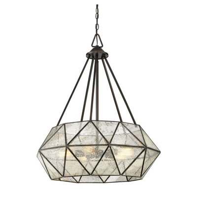 Lustre géométrique unique à 5 lumières Sky