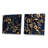 Cobalt Blue Gilded Frames Victorian Pattern - Abstract Botanicals Square Collage Set Of 2-101865370-101865376