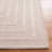 Natura Flat Weave Wool/Cotton Geometric Rug in Gray-1385622119
