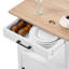 Table de rangement pour chariot avec îlot de cuisine 18 x 23 po